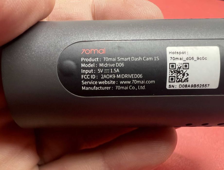 Батарея на видеорегистратор 70mai Smart Dash Cam 1s Аккумулятор 402035