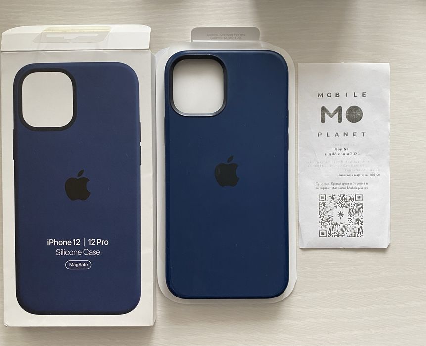 Оригінальний силіконовий чохол Apple Iphone 12 (Pro)