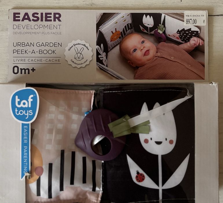 Розвиваюча книжка-розкладушка колекції 0+