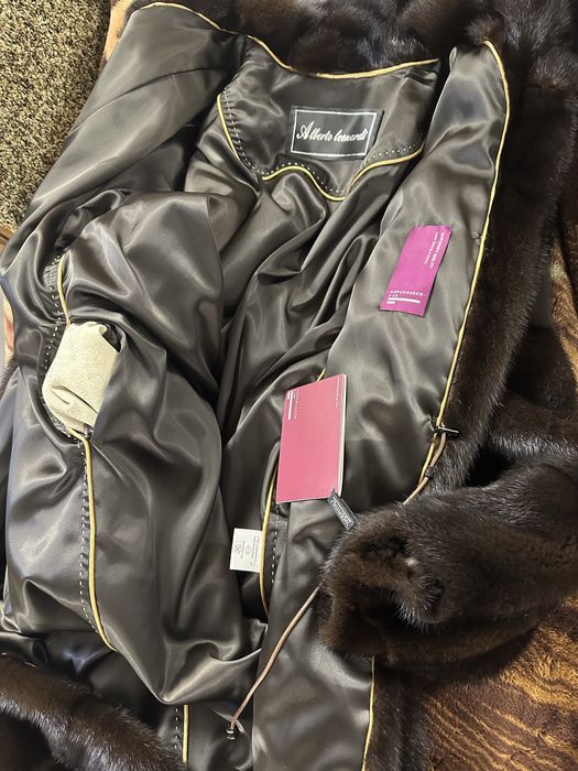 Рр 54-56 Норковая шуба Alberto Leonardi. Плюшечка Канадка. Италия