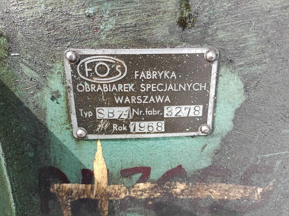Maszyna do szlifowania zaworów fos sbz-1