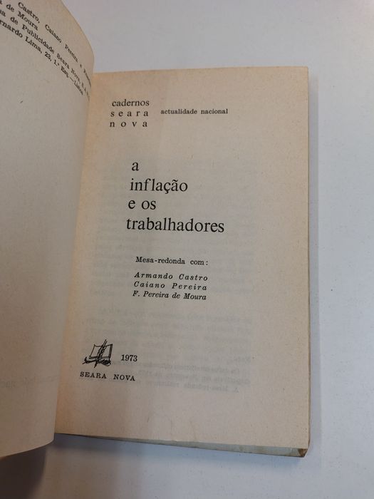 A inflação e os trabalhadores, de Armando de Castro, Caiano Pereira e Pereira de Moura