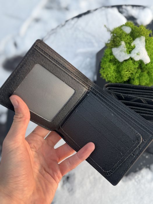 .Гаманець Louis Vuitton чоловічий мужской кошелек Луи Витон черный Лв