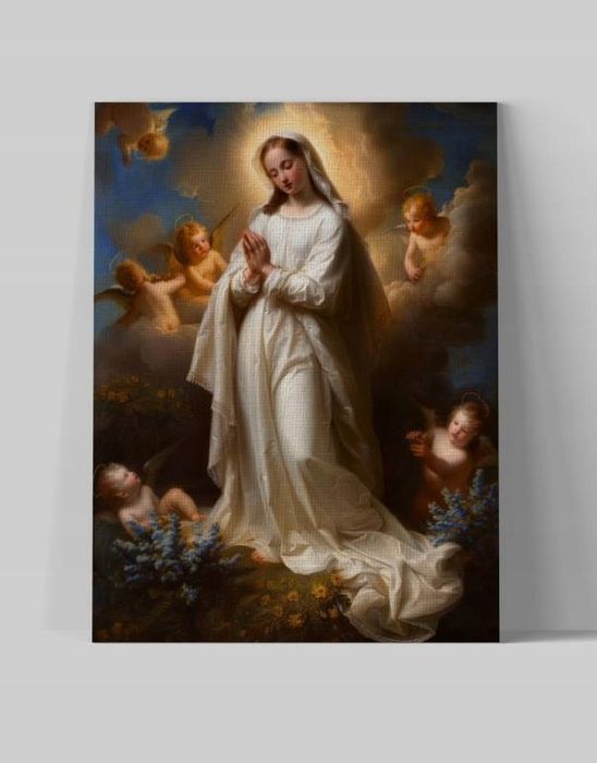Obraz na płótnie "Niepokalana Matka Boska" 30x40 cm - Motyw religijny