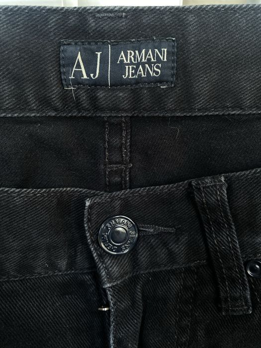 Джинси Armani Jeans (A|J) чорні J31 Regular Fit, оригінал