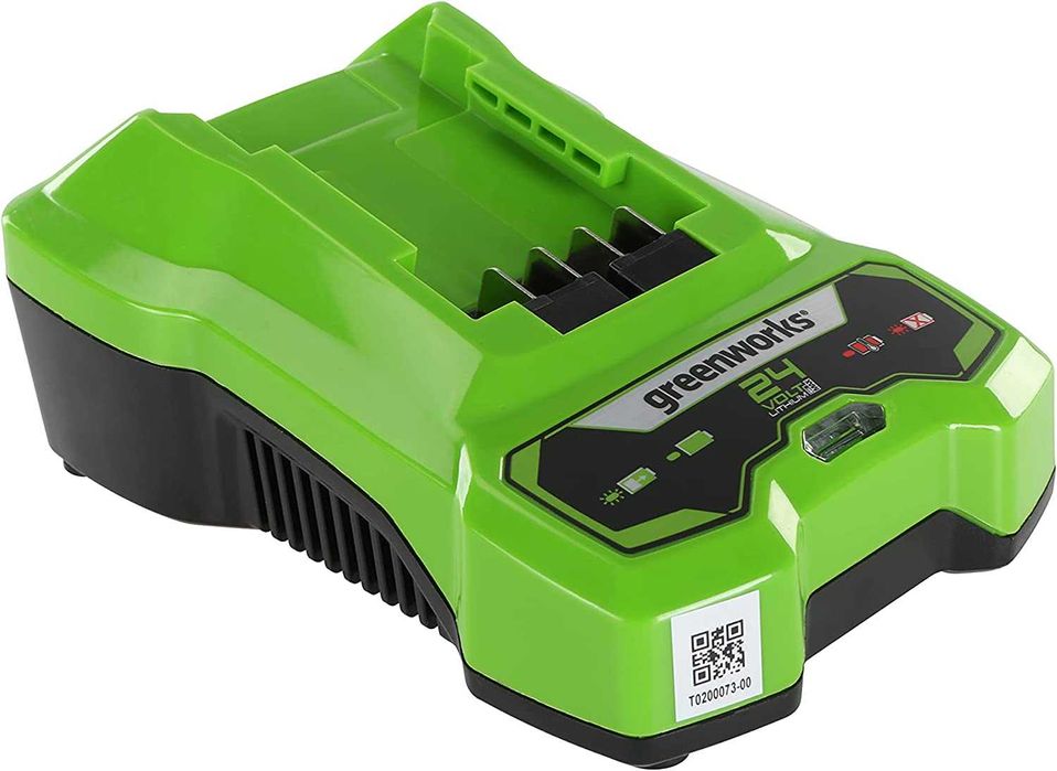 Carregador de Baterias Greenworks  G24C (Li-Ion 24 V 48 W) NOVO