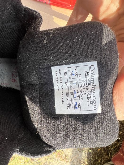 Ботинки берцы сапоги ботінки columbia  7.5 25.5см  40р