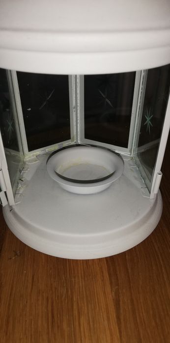 Lampion latarnia biała ikea