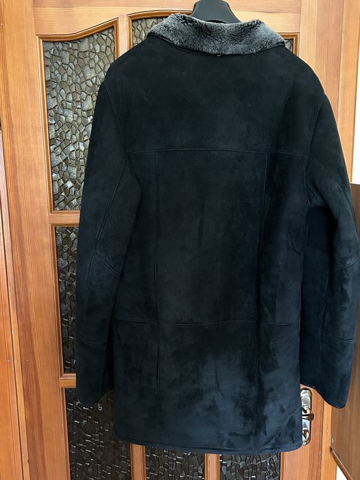 Дублянка натуральна чоловіча замша хутро ідеальний стан