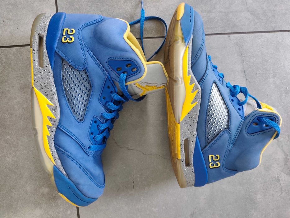 Nike Jordan retro 5 niebieskie
