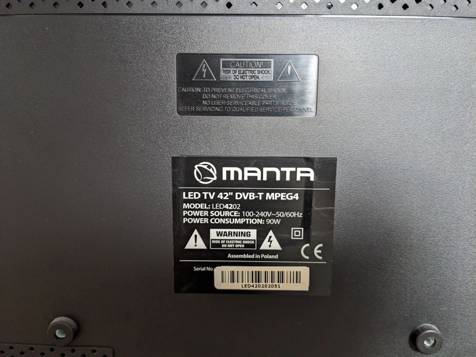 TV 42 LED 4202 Manta + pilot