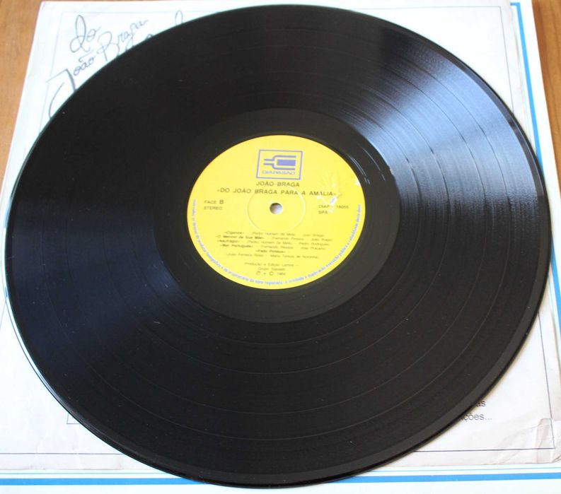 LP "Do João Braga para a Amália" -  João Braga, disco de vinil (1984)