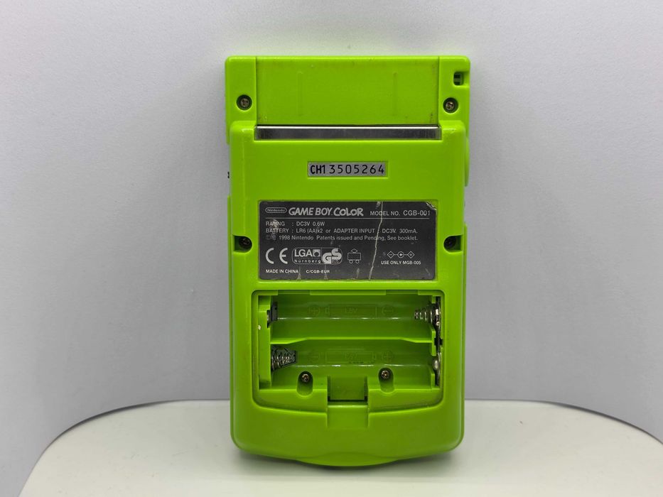 Konsola Nintendo Game Boy Color zielona zestaw pudełko