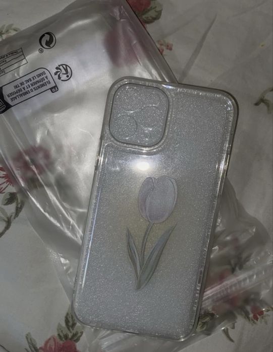 Чохол для телефону з тюльпанчиком