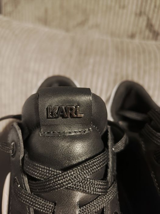 Buty KARL Lagerfeld skóra naturalna KL52530 premium