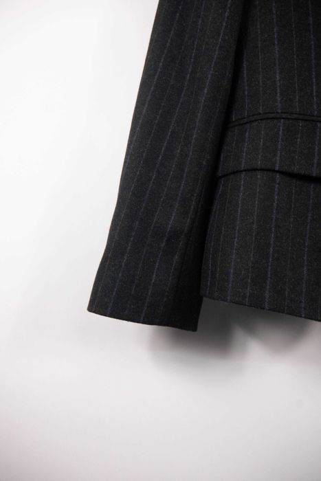 Marynarka Ralph Lauren w paski biurowa klasyczna casual wełniana