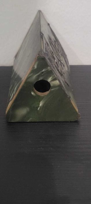 Paliteiro Vintage em Celulóide Verde Perolada – Peça de Coleção/Retro