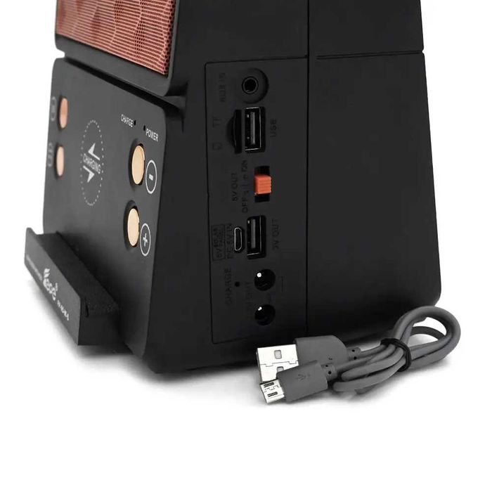 Фонарь  KENSA KM317  FM радио, MP3, Bluetooth,  солнечная панель