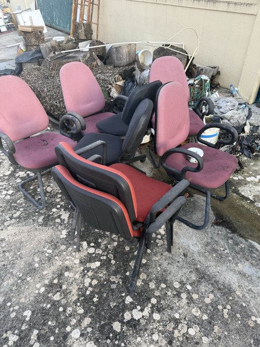 Cadeiras Escritorio - Antigas nunca usadas