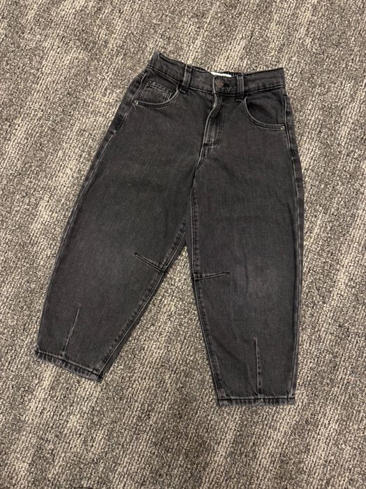 Чорні широкі джинси Zara balloon fit