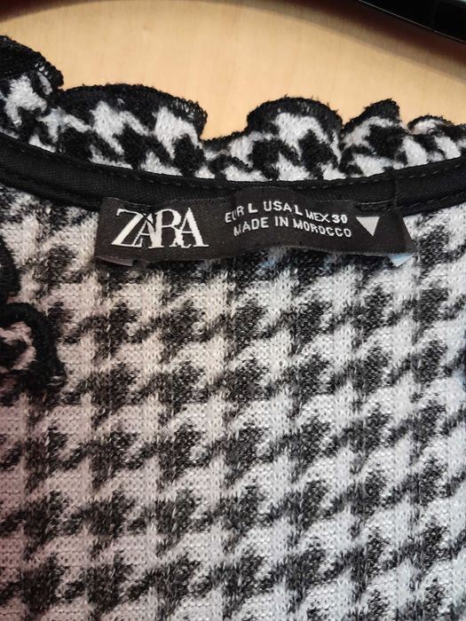 ZARA sukienka pepitka r. 38