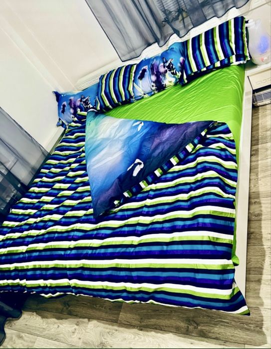 Новое в коробке сатин  Постельное Турция двуспальное евро LE VELE