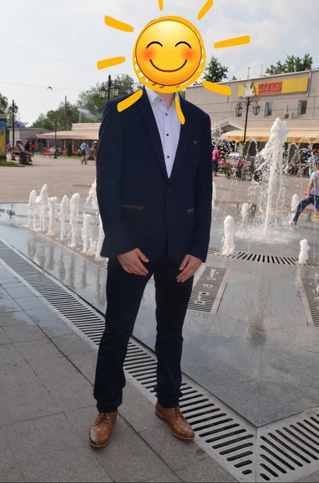 Трикотажний чоловічий піджак  ARMANI