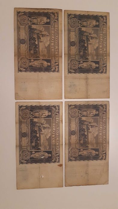 Banknoty 20zł z 1936 roku