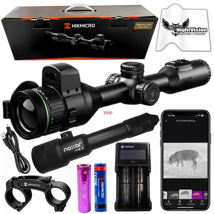 Luneta noktowizyjna HIKMICRO Alpex 4K A50EL LRF