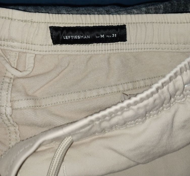 Calça  sarja como nova beje