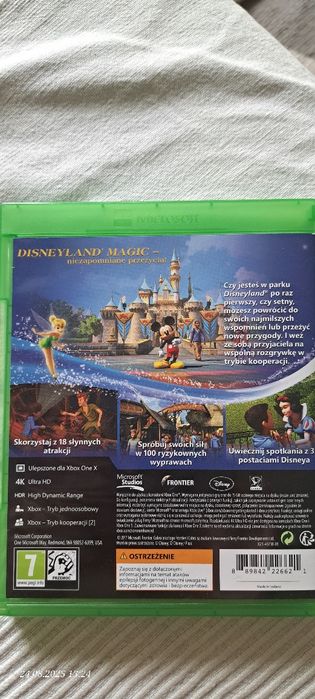 396. Xbox One Disneyland adventures gra