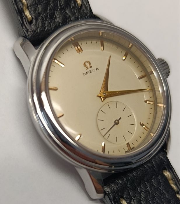 Belíssimo Relógio OMEGA JUMBO Calatrava Vintage 1952 manual cal.266 Caixа Ø40mm!