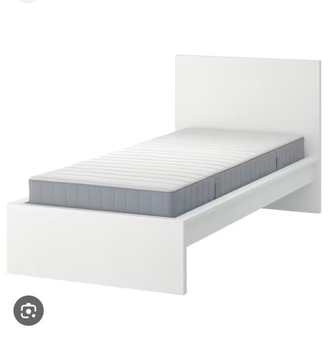 Cama solteiro Branca