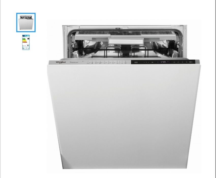 Máquina de lavar loiça encastre Whirlpool