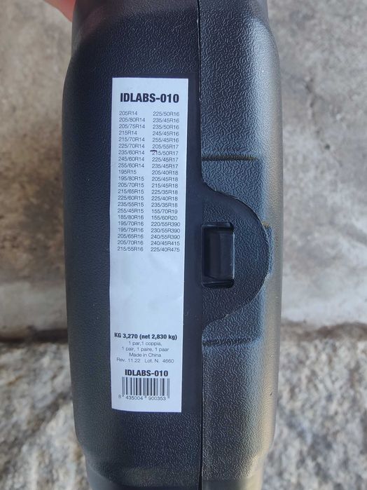 Correntes de Neve 9mm IDEAL ABS – Novas (Nunca Usadas)