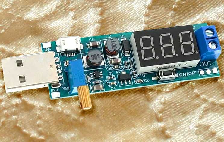 Адаптер з 5 В на 9/12 В (або з 12В на 5/9В), підвищує/понижує напругу