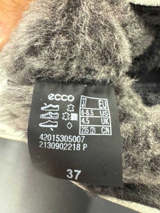 Замшеві мембранні черевики ECCO Hydromax (37)!