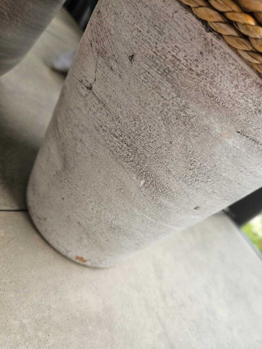 Donica ceramiczna betonowa do ogrodu 3 sztuki