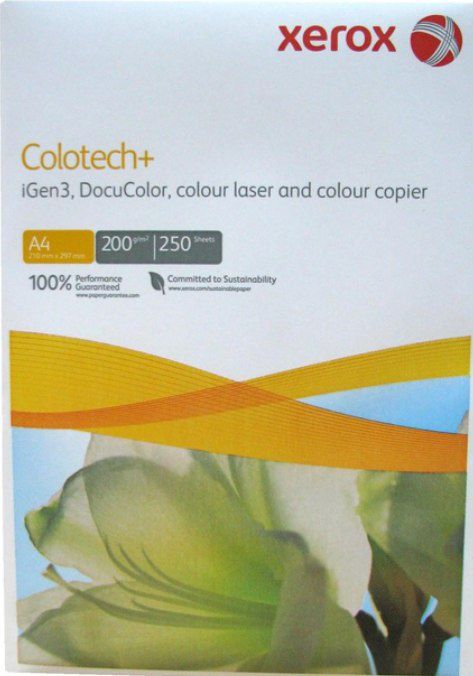 Бумага Xerox COLOTECH + (200) A4 250л. AU