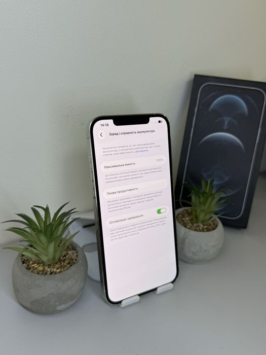iPhone 12 Pro Max 256 GB Silver/ Neverlock/ 100% АКБ/ Айфон 12 Про Макс 256 ГБ