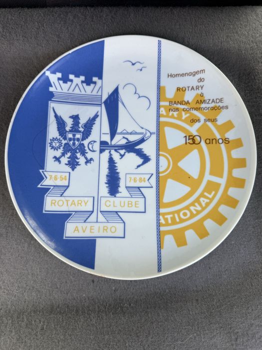 Pratos vista alegre comemorativo