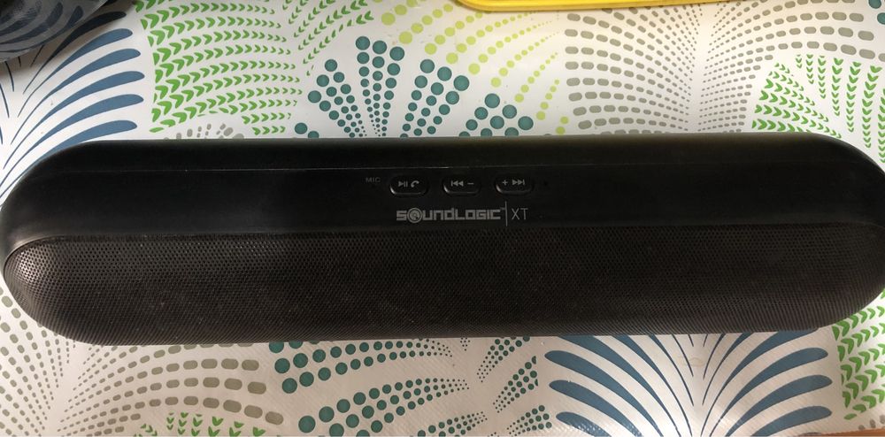 Coluna som bluetooth com microfone soundlogic grande64752034779651121