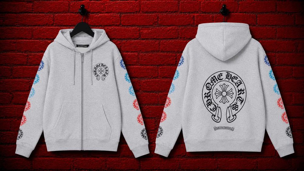 ‼️РОЗПРОДАЖ‼️ Зіп-худ Chrome Hearts, зипка хром хартс/ зіппер/ зіпка /кофта