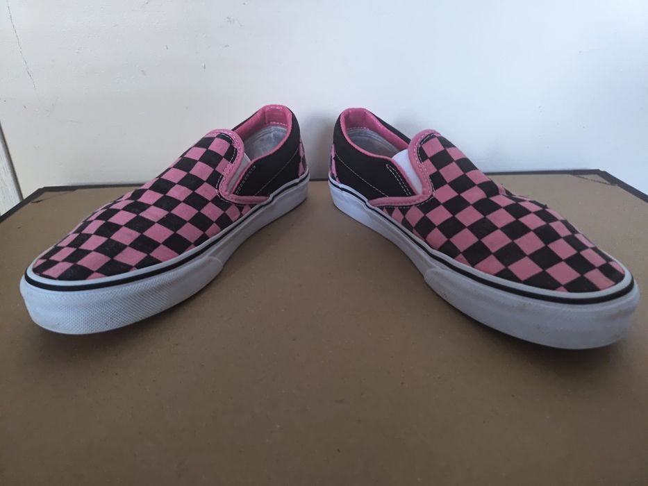 Vans slip-on szachownica różowe rozmiar 37
