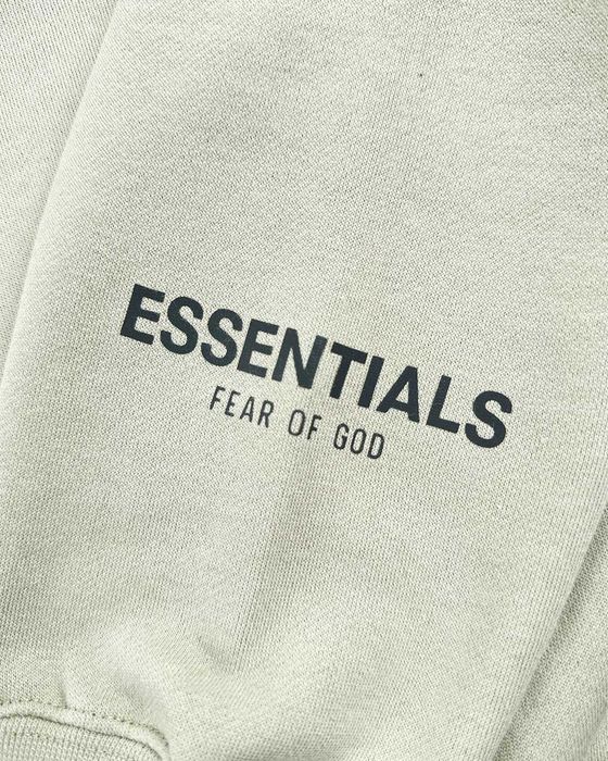 Світшот Fear Of God Essentials Front Logo Half Zip Sweat Light Green