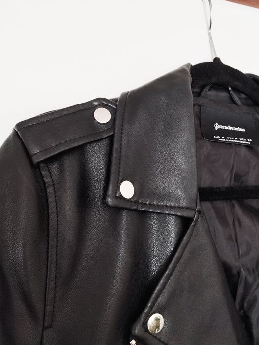 Czarna ramoneska kurtka Stradivarius rozmiar 38 M