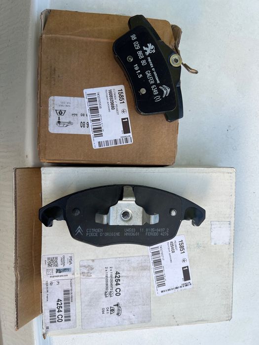 Колодки на Citroen Peugeot