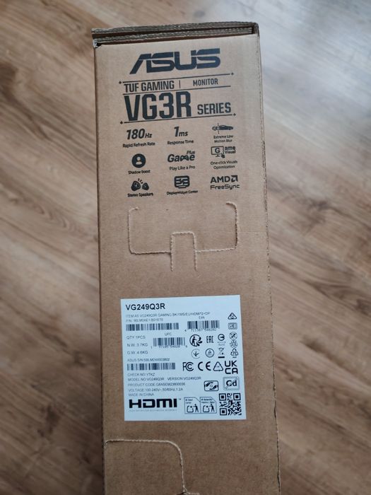 Монітор 23.8" ASUS TUF Gaming VG249Q3R (90LM0AE1-B01E70)