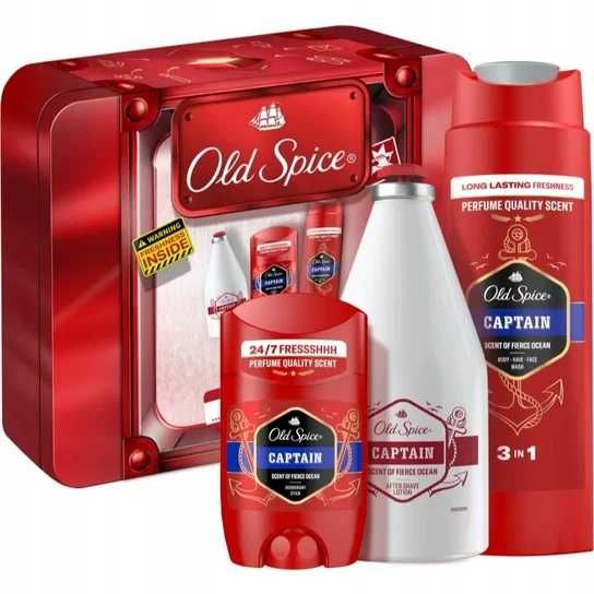 Zestaw podarunkowy Old Spice Captain w metalowym pudełku