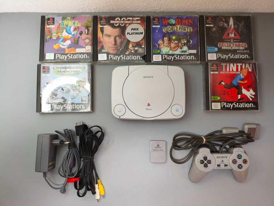 Playstation 1 - PSone + Jogos